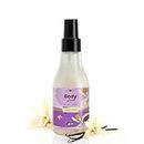 Plum BodyLovin' Vanilla Vibes Body Mist | Long Lasting Vanilla Fragrance For Women With Warm & Cozy Vanila Scent | High On Fun | Travel-Friendly Perfume Body Spray 150 ml