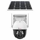 Trueview 4G Sim 4Mp Solar Powered CCTV Security Camera with Solar Panel | Surveillance for Agriculture | Remote Area | Construction Site | Garden (4MP Solar Mini PTZ)