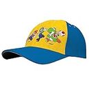 Super Mario School Hat, Yellow Baseball Cap for Kids Sun Protection, Polyester Adjustable Cap for Sporting Activities 3+ Years