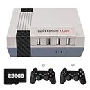 Kinhank Retro Game Console,Super Console X Cube Emulator Console with 117,000+ Video Games,Game Consoles Support 4K HD Output,4 USB Port,Up to 5 Players,LAN/WiFi,2 Gamepads,Best Gifts