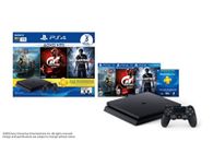 PlayStation 4 Slim 1TB PS4 Hits Console Bundle Includes God Of War GT Sport 2Z
