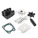 Water Pump Impeller Repair Kit, Qiilu Water Pump Impeller Repair Kit, Outboard Water Pump Impeller Kit Repair Accessories Fit for Yamaha 4hp 5 hp 2 str outboard 4A 5C 6E0-W0078-A2