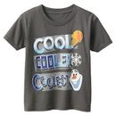 Disney Shirts & Tops | Frozen Boys Olaf Cool, Cooler, Coolest Shirt, Charcoal Gray, Size 4 | Color: Blue/Gray | Size: 4b