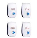 TownWarehouse Ultrasonic Pest Repeller, 4 Pack Plug in Electronic Pest Repeller, Mouse and Rat Repeller, Pest Control Insect and Spider Repellent Mice Repellent