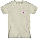 Lost Surfboards Short Sleeve Tee Shirt Col. CRM - Beige - Small