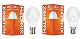Halonix Photon Base B22 20-Watt LED Bulb (Pack of 2, Cool White)