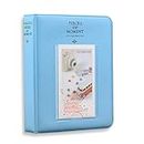 Stela [Instax Mini 64 page Photo Album] Pieces of Moment Book Album Compatible for Films of Fujiflm Instax Mini 7s 8 8+ 9 25 26 50s 70 90 10 11 30 55 20 50 7 LiPlay & Hello kitty (Blue)