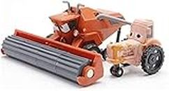 Pixar Cars Frank and Tow Chewall 1:55 Scale Die-Cast Metal Alloy Model Cute Toy Cars Gift for Kids (Colour: Set of 2)
