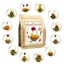 FullChea - Blooming Flowering Tea, 12 Unique Varieties - Flowering Tea in 12 Delicious Fruit Flavors - Gift For Tea Lovers, Anniversary, Valentine, Birthday