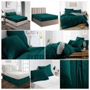 Select Bedding Linen 1000 TC OR 1200 TC Egyptian Cotton Sateen Teal Solid