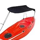 MOPHOEXII Kayak Boat Canoe Sunshade Canopy，Kayak Shade Canopy for Single Person(Black)