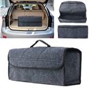 Grey Car Boot Tidy Case Bag Tool Travel Shopping Accessory Storage Organizers