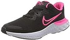 Nike Renew Run 2 (Gs) Shoe, Black Hyper Pink Dk Smoke Grey, 5.5 UK