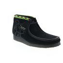 Clarks Jamaica Bee Wallabee 26160552 Mens Black Suede Lace Up Chukkas Boots