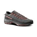 La Sportiva Mens TX4 EVO Leather Technical Approach/Hiking Shoes, Carbon/Cherry Tomato, 9