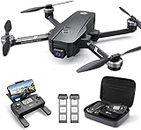 Holy Stone HS720E Drone GPS avec caméra 4K EIS UHD pour Adultes Débutant, Quadcopter FPV avec Moteur Brushless, 2 Batteries 46 Min Temps de Vol, Transmission 5 GHz, Smart Return Home, Follow Me