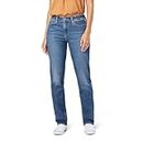 Signature by Levi Strauss & Co. Gold Label Women's Modern Straight Jeans (Also Available in Plus Size), (New) Mystic Waters, 20 Plus Long
