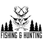 Fishing Hunting Shop Hunter Fisherman Vinyl Stickers Decals17.8cm*13.7cm