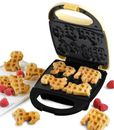 Nostalgia Mini Electric Waffle Maker Breakfast pancake party lunchbox Kids Gift