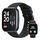 Truefree GT1 SmartWatch for Men Women, 1.96’’ Full Touch Screen Health and Fitness Tracker with Heart Rate Blood Oxygen Monitor, IP68 Waterproof Activity Tracker - Compatible with Android and iOS