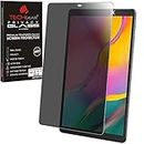 TECHGEAR Anti Spy Screen Protector Compatible for Samsung Galaxy Tab A 10.1" 2019 (SM-T510 / SM-T515 Series) - PRIVACY GLASS Edition Genuine Tempered Glass Screen Protector Guard Cover