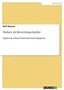 Marken als Bewertungsobjekte: Ergänzung: Bilanzrechtsmodernisierungsgesetz (German Edition)