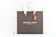 Michael Kors Mirella Large North South Tote Signature MK Logo Crossbody Bag