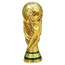 Replica del trofeo della Coppa del Mondo 2022, replica del trofeo in resina della Coppa del Mondo di calcio, da collezione, per tifosi di calcio, souvenir, scrivania, camera da letto, soggiorno,