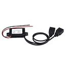 Suuonee USB Charger Adapter, 3A DC 12V to DC 5V Dual USB Charger Adapter Converter Module for Car Motorcycle Phone Charge