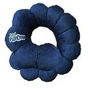 MYBO TV Total Pillow Hug Reisekissen, Komfort und mehrere Positionen, unterstützt Kopf, Hals und Kinn, gefüllt mit Mikroperlen, Anti-Verspannung, ergonomisches Kissen, Schwarz, Standard