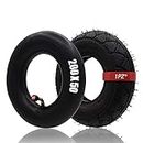 1PZ UKT-250 A Set of 200 x 50 (8"x2") Scooter Tyre & Inner Tube Replacement for Razor E200 Crazy Cart Go Carts Wheelchair Electric Scooter Tire Tyre