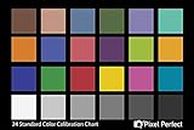 Pixel Perfect Camera Color Correction Card - 5" x 7" for Photo and Video - Reference Tool Grey Card Target White Balance Exposure Temperature Color Calibration Chart (1-Pack)