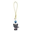 Evil Eye Phone Charms, Beads Phone Charms String Black Cat Phone, USB, wallet, camera Charms Phone Case Accessories Cell Phone Keychain for Decoration