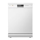 COMFEE' Freestanding Dishwasher FD1201P-W with 12 place settings, Cloud Wash, Delay Start, Half Load Function, Flexible Racks - White (KWH-FD1201P-W)