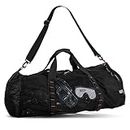 Fitdom 90L Large Mesh Duffle Bag for Scuba Dive or Snorkel Equipment. Best for Water Sports & Beach Activities Like Swimming, Diving & Snorkeling. Perfect for Travel, Storage Swim Gym Gears & Balls