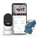 Owlet Monitor Duo 2 - Cam 2 and Smart Sock 3 - Baby Monitor with HD Video Camera - Night Vision and Audio - Track Heart Rate, Oxygen and Sleep Trends (0-18 months) - Bedtime Blue