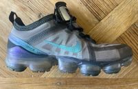 Nike Air VaporMax 2019 Throwback Future Black Shoes Sneakers Women's Size 8us