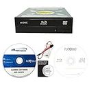 LG HLDS WH16NS58DUP 16X Blu-ray BDXL DVD CD Internal Burner Drive Bundle with Free 25GB BD-R + SATA Cable + Mounting Screws