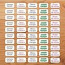 Personalised Stick On Clothing Name Labels NO Iron NO SEW (120)