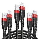 3Pack 10Ft Charger Cable for Long 10 Foot iPhone Charger Cord, Data Sync Fast iPhone USB Charging Cable Cord Compatible with iPhone X Case/8/8 Plus/7/7 Plus/6/6s Plus/5s/5,iPad Mini Case