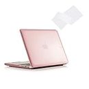 RUBAN Case for MacBook Pro Retina 13 inch (A1502 & A1425 Models) 2015 2014 2013 2012, Plastic Hard Shell Case & Keyboard Cover for Old Version MacBook Pro Retina 13 Inch, Rose Gold
