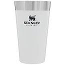 STANLEY(スタンレー) スタッキング真空パイント 0.47L ホワイト 真空断熱タンブラー ステンレス コーヒー 保温保冷 ビール アウトドア スポーツ観戦 食洗機対応 保証 (日本正規品)
