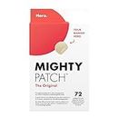 Hero – Mighty Patch Original – Patchs hydrocolloïdes de nuit anti-acné – Absorbe les impuretés du bouton en 6 à 8 heures pendant la nuit - boîte de 72 patchs