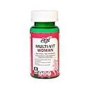 Team Rx brings MULTI-VIT WOMAN tablets for daily vitality Multivitamin For Women With Probiotics Supplement For Immunity |Hair | Skin | Energy & Bone & Joint Support - 60 tablets