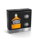 Jack Daniel's Gentleman Jack 70 cl - Pack especial con 2 vasos. Doble Filtrado, Whiskey Sabor Vainilla y Cítrico. 40% Vol. Alcohol