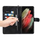 Case With SPen For Samsung Galaxy S21 Ultra 5G Wallet Leather Cover S Pen Slot
