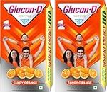 Glucon-D Tangy Orange Glucose Powder 450G + 50G (Pack Of 2) Humarabazar