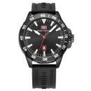 Herrenuhr schwarz rot Jungen Smart Analog Uhren weiß Geschenk Mini Focus UK