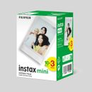 FUJI INSTAX mini SOFORTBILD FILM 3 x10 Bilder und Polaroid D 300 MDH: 06/2025