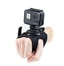 Digicharge Main Gant Fixation au Poignet, Compatible avec Caméra d'action GoPro Hero12 Hero Max/DJI Osmo Action 3 / Insta360 One/Crosstour Campark Fitfort Apeman Camkong Victure Go Pro Action